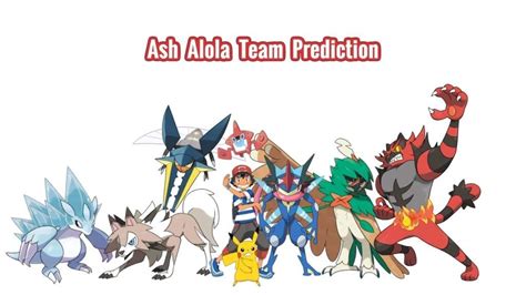 Ash Ketchum Sun And Moon Team Predictions | Pokémon Amino