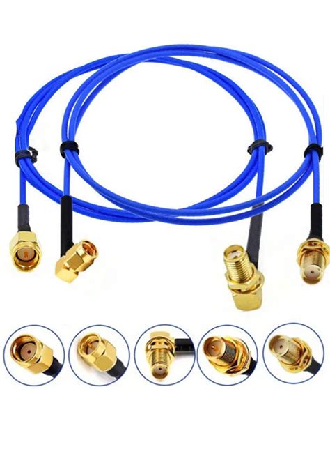 High Quality Low Loss Sma Connection Cable Antenna Adapter Extension Cable Male To Female Rg405