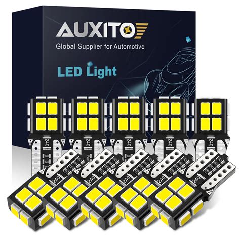 Auxito Pcs W W T Led Canbus Error Free Light Bulbs For Car Led