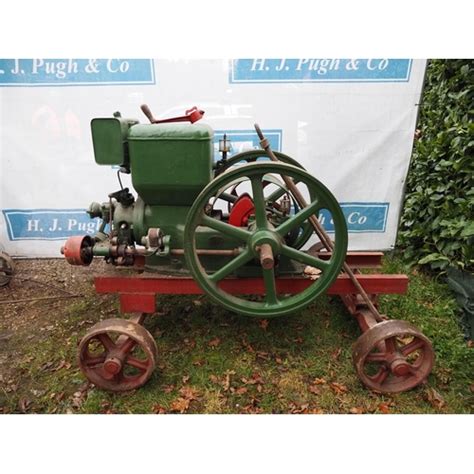 Ruston Hornsby Ap Hp Open Crank Stationary Engine On Wheel Trolley