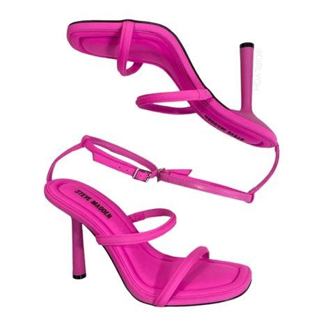 Steve Madden Shoes New Steve Madden Briella Hot Pink Strappy High