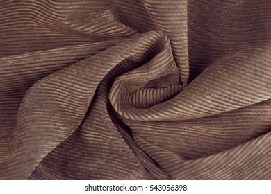 Brown Ribbed Corduroy Background Corduroy Fabric Stock Photo