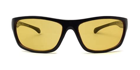 Elisian Yellow Tinted Wraparound Sunglasses S59c2374 ₹1150