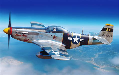 Download Military North American P 51 Mustang Hd Wallpaper By Piotr