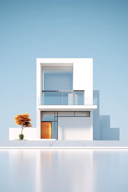 Premium AI Image | Cute minimalist house