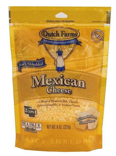 Amazon Dutch Farms Fancy Mexican Shredded Cheese 8 Oz Grocery