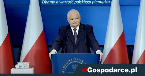 Prezes NBP Obecny poziom stóp procentowych jest właściwy wGospodarce pl