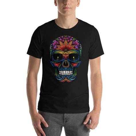 Skull Shirt For Unisex Skull Shirts Skeleton Shirt Sugar Skull Shirt