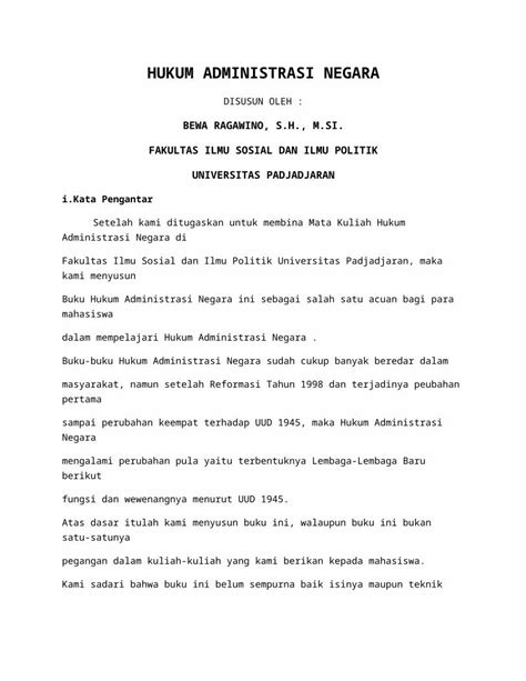 DOCX Hukum Administrasi Negara 1 DOKUMEN TIPS