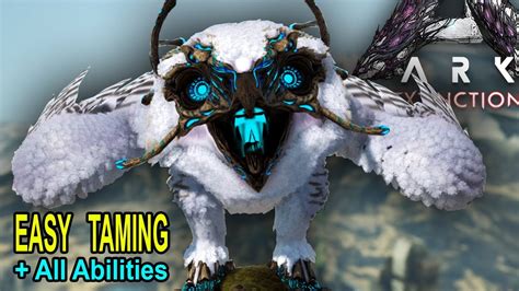 Ark How To Tame Snow Owl All Abilities Showcase Ark Survival