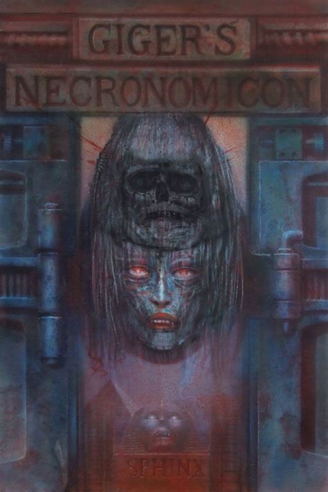 Hans R Di Giger Giger S Necronomicon Sphinx Artiste Hans Rudy Giger