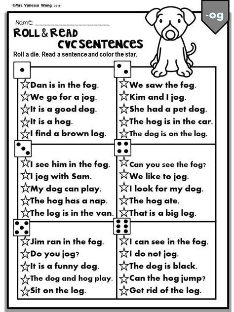 I Can Read Simple Sentences With Sight Words Cvc Words Phonics Cvc