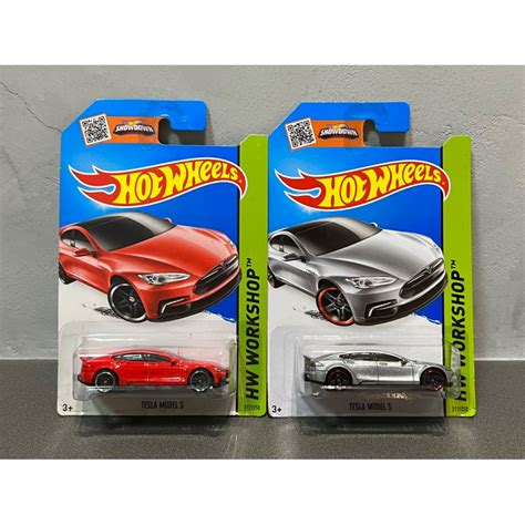 初版合售 Hot Wheels 風火輪 Tesla Model S 特斯拉 電動車 2015 HW Workshop 蝦皮購物