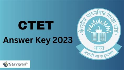 Ctet 2023 Provisional Answer Key Out Or Not Heres How To