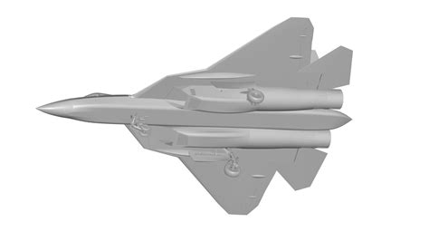 Sukhoi Hal Fgfa Stealth Fighter D Model Cgtrader