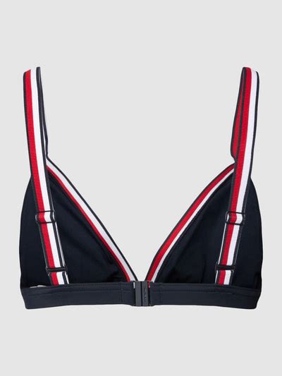 Kup Online Tommy Hilfiger Top Bikini Z Paskami W Kontrastowym Kolorze