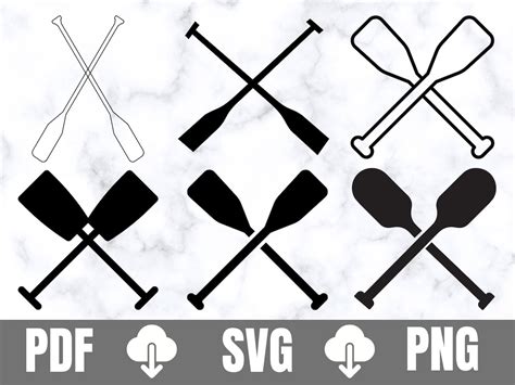 Paddle Svg Boat Canoe Kayak Paddle Clip Art Cross Paddle Svg Kayak