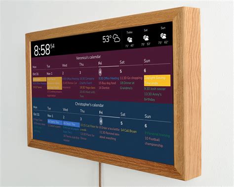 Digitaler Familienplaner Smart Display Etsy De