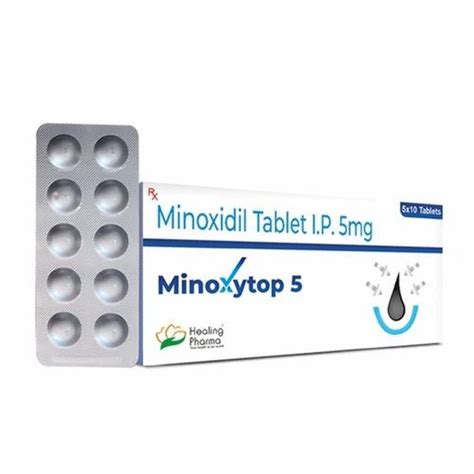 Minoxidil Minoxytop 5mg Tablets Loniten At 199 Strip Nagpur City