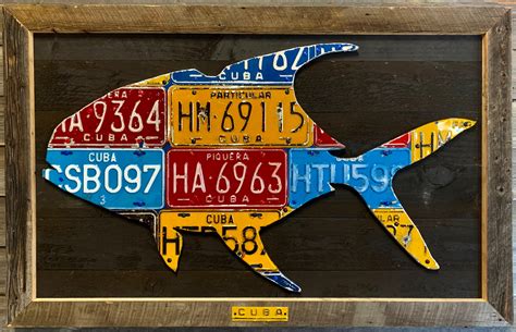 License Plate Art Codys Fish