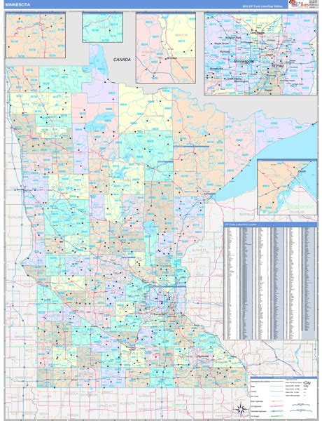 Zip Code Map Of Minnesota