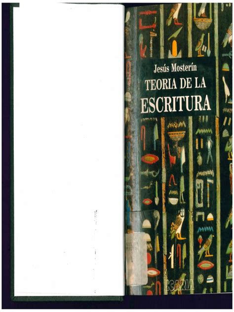 Teoria De La Escritura Mosterin Pdf