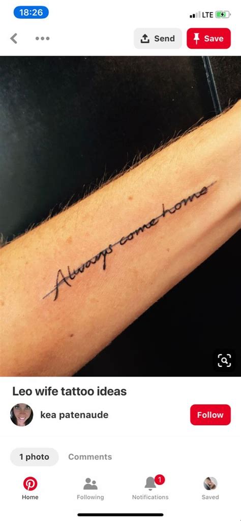 Always Come Home Tattoo In Black Line Tattoo Line Tattoos Fine