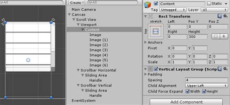 How To Let A Vertical Layout Group Stretch With Components Unity C Stack Overflow