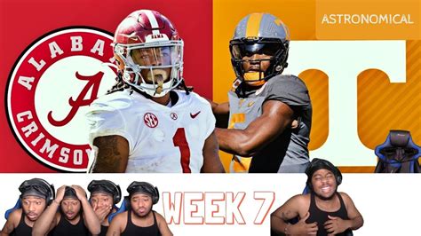 3 Alabama Vs 6 Tennessee Highlights 2022 College Highlights