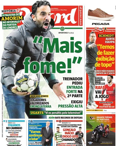 Capa Jornal Record Mar O Capasjornais Pt