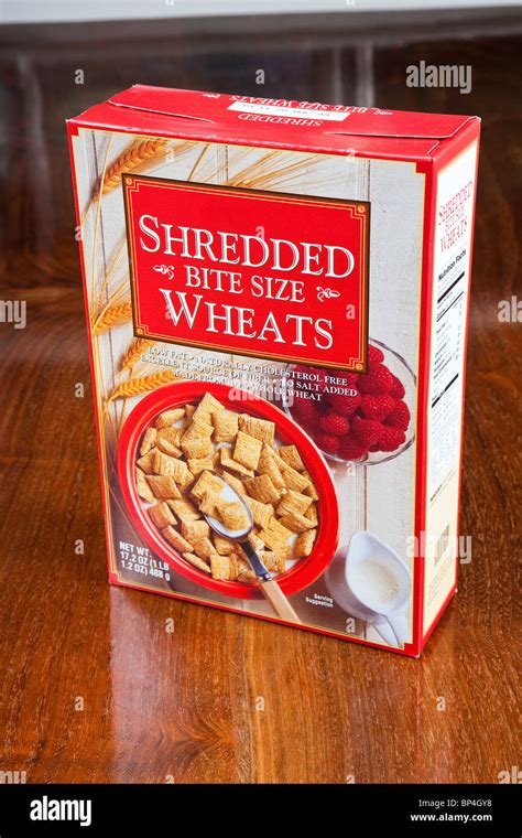 Shredded Wheat Cereal Box Banque De Photographies Et Dimages à Haute