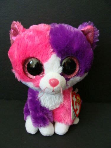 Nwt Ty Beanie Boos 6 Pellie Cat Kitty Claires Exclusive Boo 2014 Pink