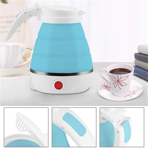 Voltage Plastic Silicon Foldable Travel Kettle For Kitchen