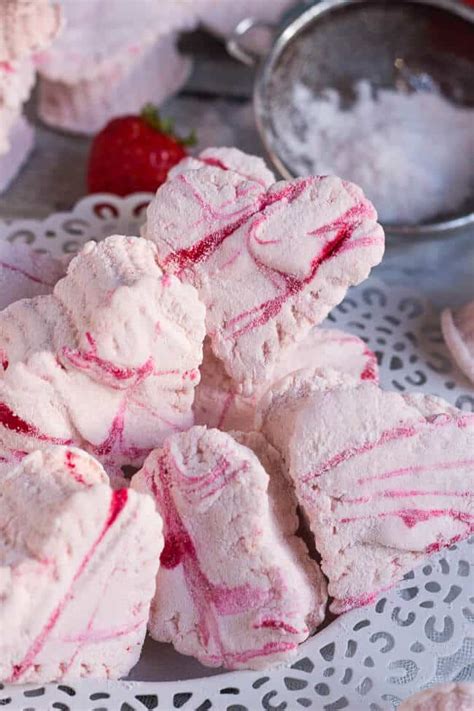 The Best Fresh Strawberry Marshmallows {no Corn Syrup Gf}