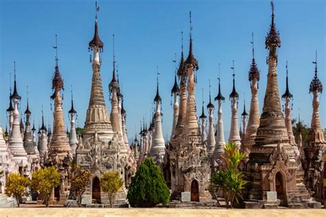 Templo Budista De Kakku En El Estado De Shan Myanmar Foto Premium