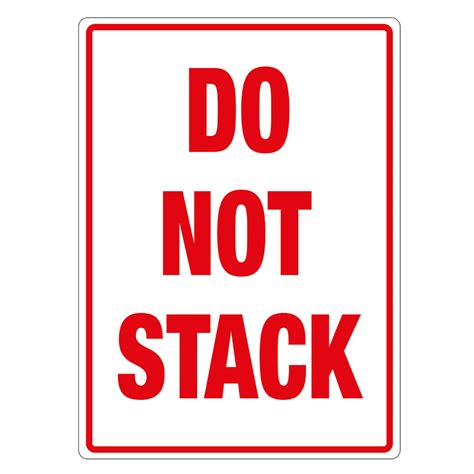 Do Not Stack Printable Label : 500 Stuck Selbstklebende Aussenbox ...