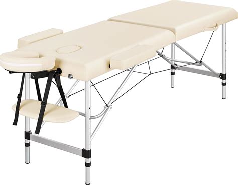 Yaheetech Table De Massage Pliante 2 Section 60 X 213 Cm Lit De Massage