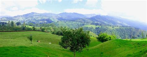 Salento Colombia Panoramic Landscape Photograph By Michelle Eshleman