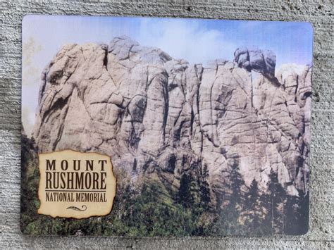 Hologram Mount Rushmore Postcard Mount Rushmore Society