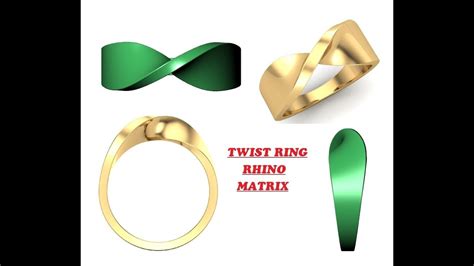 Twist Ring Tutorial Rhino Matrix YouTube