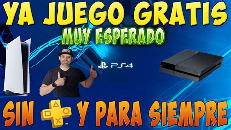 CORRE YA GRATIS Nuevo Juego En PS4 PS5 MUY ESPERADO Sin Plus Y Para