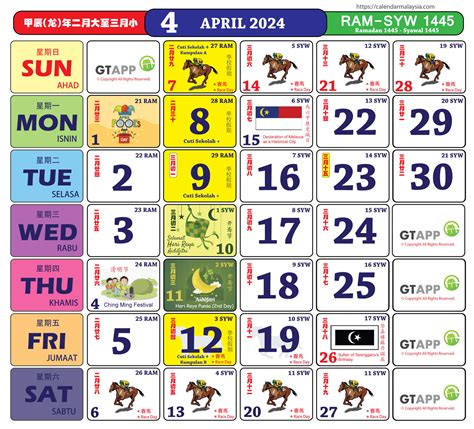 Calendar 2024 School Holiday Malaysia - Nicol Mareah