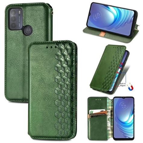 Housse Motorola Moto G50 5G Fermeture magnétique invisible PU Cuir