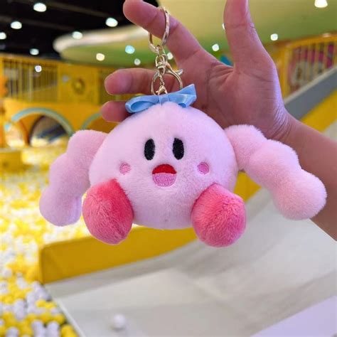 DEFDFQW Muscle Kirby Muscle Kirby Plush Keyring Star Kirby Stuffed