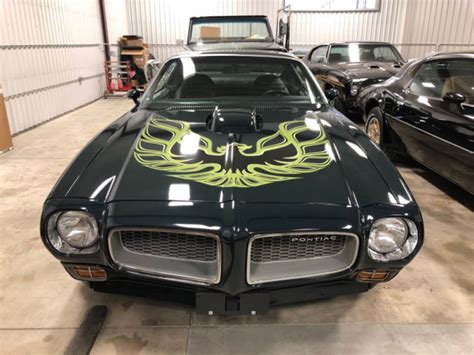 1973 Trans Am 455 4 Speed Brewster Green Phs Documented Restored