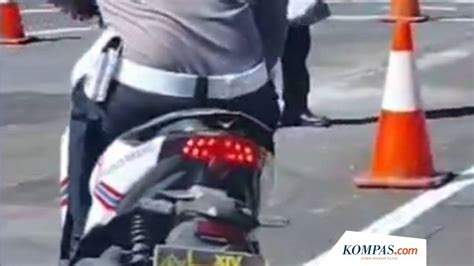 Viral Kasat Lantas Polrestabes Makassar Keluar Garis Saat Coba Jalur