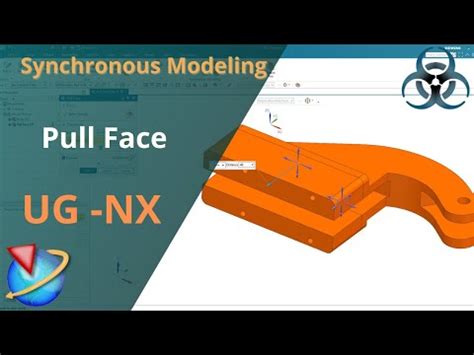 Siemens Unigraphics Nx Basics Of Synchronous Modeling Pull Face Youtube