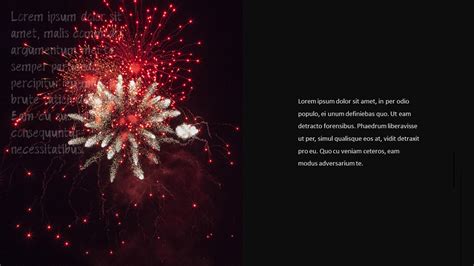 Fireworks Festival Theme Ppt Templates