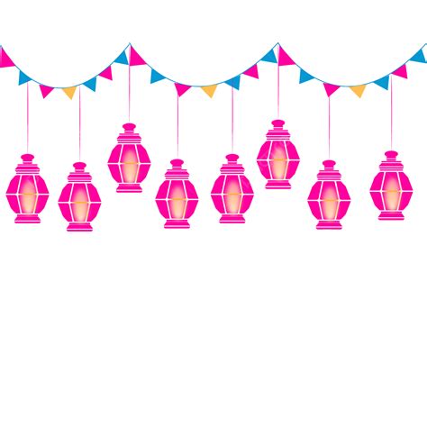 Ramadan Kareem Lantern Vector Png Images Ramadan Lanterns Pink Lamp Design Ramadan Lamp