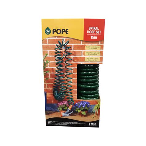 Pope 8mm X 15m Spiral Hose Set Bunnings Australia